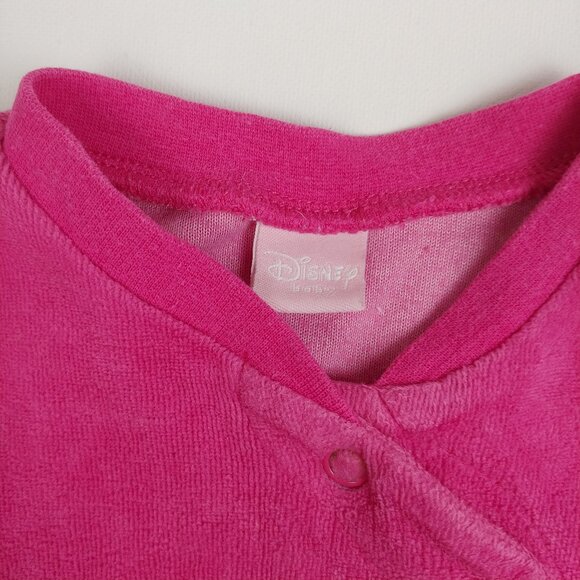 Disney Baby Piglet Holiday Velour Embroidered Snap-Up Footie size 0-3 Months - Picture 7 of 8